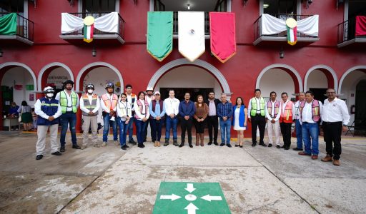 Realiza gobierno de Erick Ruiz primer simulacro en la historia del Ayuntamiento de Emiliano Zapata