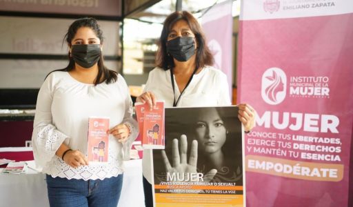 Con CEJUM y Fiscalía, Emiliano Zapata despliega acciones para erradicar violencia contra las mujeres