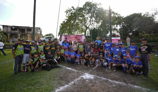 Por primera vez, realizan Liga Municipal de Beisbol Infantil en Emiliano Zapata
