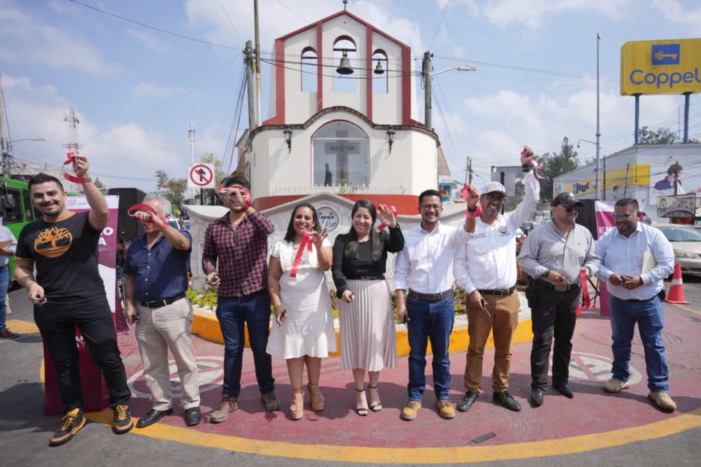 Ayuntamiento de Emiliano Zapata inaugura letrero de Las Trancas