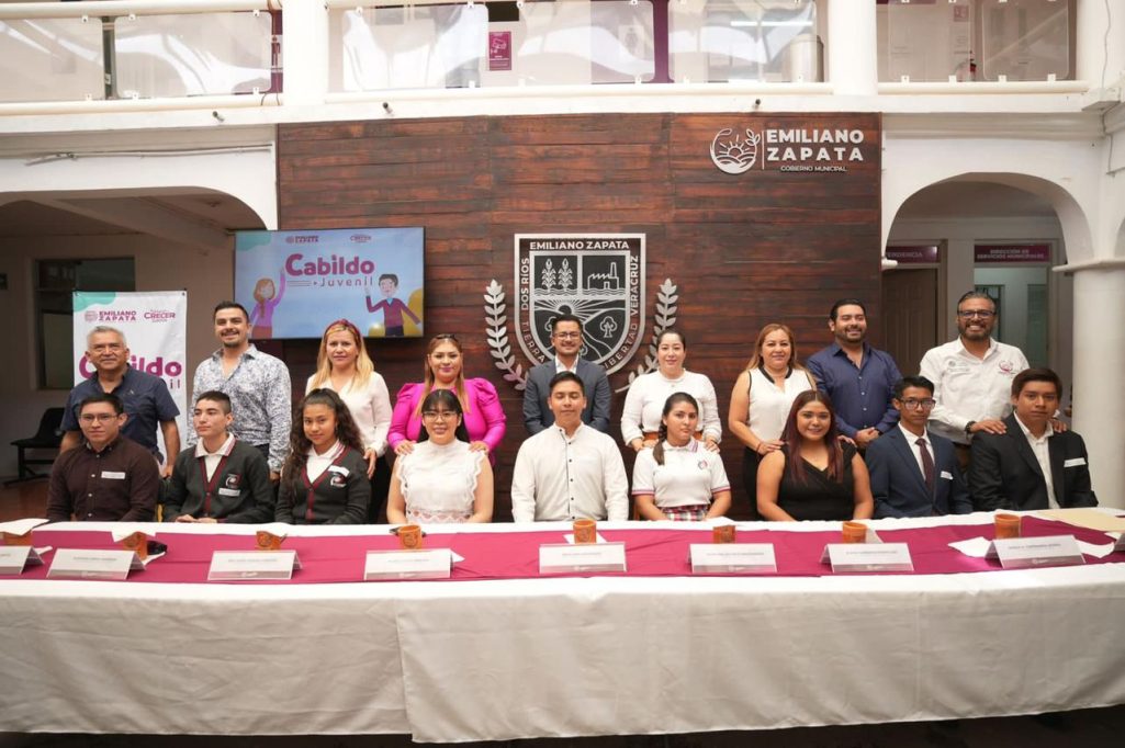 Celebran Cabildos Infantil y Juvenil en Ayuntamiento de Emiliano Zapata
